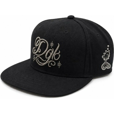 DGK True Love Snapback Hat Black BLACK