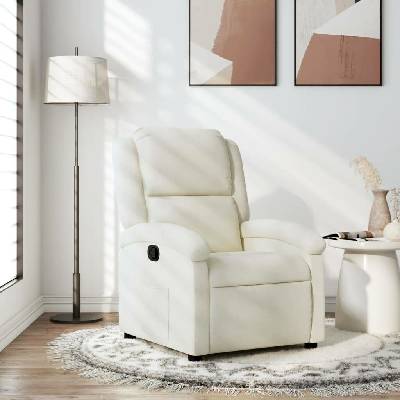 vidaXL 371806 Polohovací krémové sametové