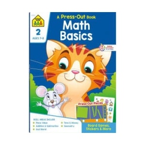School Zone Math Basics Grade 2 Press-Out Workbook | School Zone (ISBN: 9781681473123)