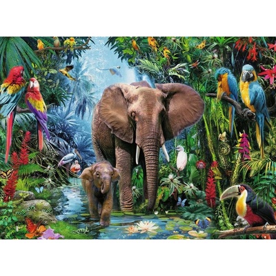 Ravensburger 129010 Safari zvieratá 150 dielov