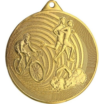MMC3079/G Medaila triatlon pr.70 mm hr.2 mm zlato bronz