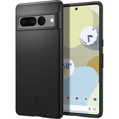 Spigen Калъф Spigen - Thin Fit, Pixel 7 Pro, черен (8809811862768)