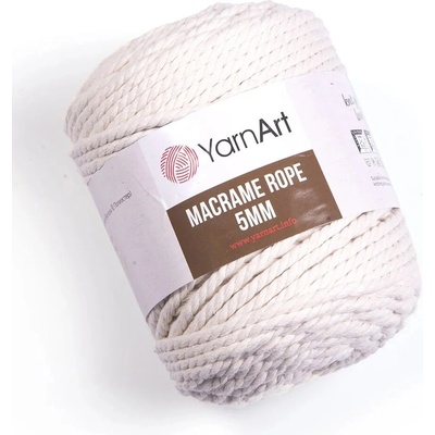 Yarn Art Macrame Rope 5 mm 752 krémová