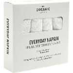 The Organic Company Салфетки Everyday 20 x 20 см бели 4 бр (1073-200)
