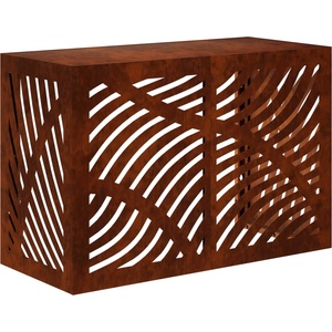 vidaXL Покритие за климатик Ръждясало 90 x 40 x 60 см (8014100)