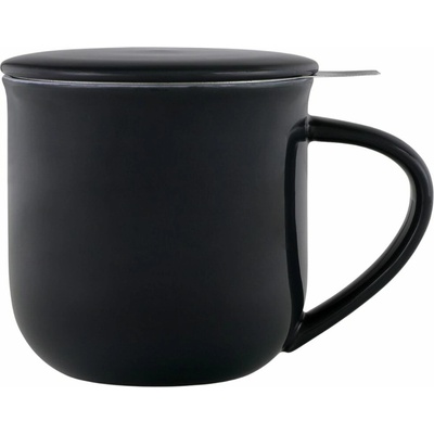 Viva Scandinavia Hrnček s infuzérom na čaj MINIMA EVA čierna porcelán 350 ml
