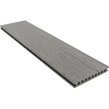 Terasová doska WPC Safari Light Grey 2000x161x21 mm plný odľahčený profil