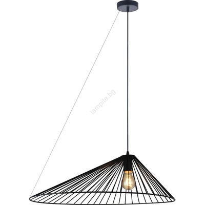 Polux Пендел AURORA 1xE27/20W/230V Ø 60 см черен (SA2075)