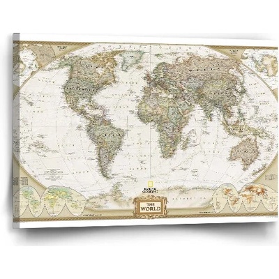 Sablio Obraz Mapa sveta - 60x40 cm