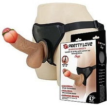 Pretty Love Fogg Harness Briefs strap-on postroj s dildom