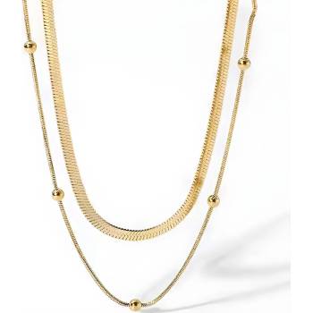 HARAHU Колие ch-35480 - Златен kp35480 (ch-35480)