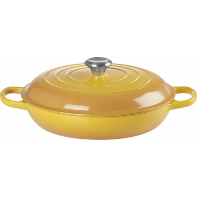 Le Creuset 21180306724430 Hrniec Gourmet Signature nízky 30 cm slnečno žltý