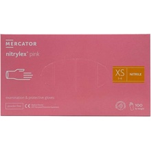 Mercator Medical Nitrylex Pink Nitrilové rukavice ružové 100 ks