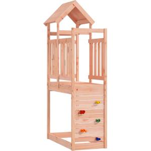 vidaXL Игрална кула Кафяво Солидна Дъгласова дървесина (3417209)