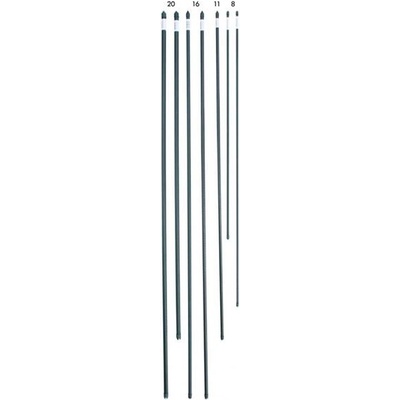 podpera 8mm/ 60cm rastlín oceľ + PE Průměr: 8 mm, Délka: 90 cm