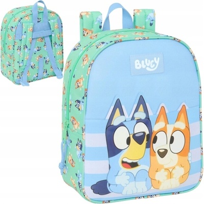 SAFTA MALÝ PREDŠKOLSKÝ ŠKOLSKÝ PLECNIAK JEDNOKOMOROVÝ BLUEY SISTERS