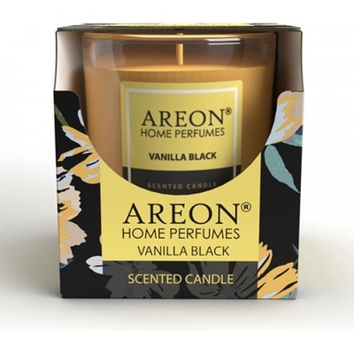 Areon Ароматна свещ в чаша Vanilla Black Areon
