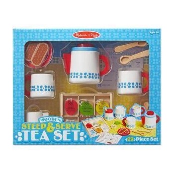 Melissa & Doug Дървен сервиз за чай Brew & Serve Coffee Set 19843, 000772198431
