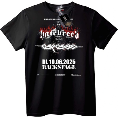 NOONEBRAND Тениска Hatebreed Зад Сцената с Carcass 2025 - 7XL, White