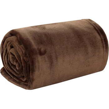 Одеяло, какаово кафяво, 200x240 см, полиестер