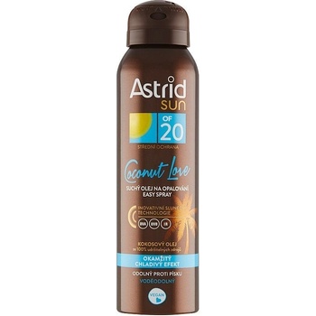 Astrid Sun Easy Spray Coconut Love suchý olej na opaľovanie SPF20 150 ml