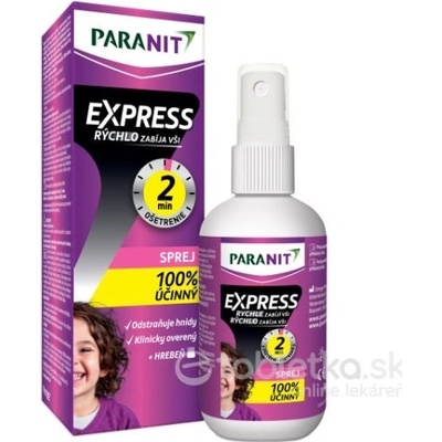 PARANIT EXPRESS SPREJ + hrebeň