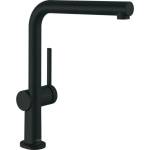 Hansgrohe Кухненски смесител Hansgrohe Talis M54 270 с издърпващ се душ, матово черно, 1 струя (72860670)