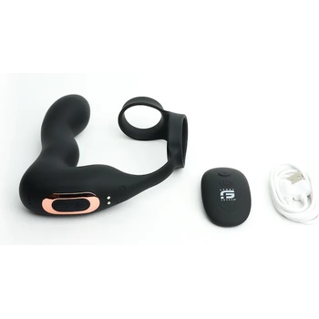 Image 1 of Sport Fucker MOTOVibe Magnum Lock Inflatable Vibrating Ass Lock Black