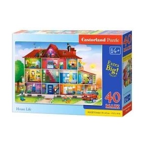Castorland 40-piece MAXI House Life puzzle