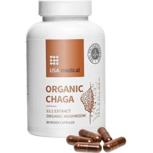 USA medical Organic Chaga 300 mg [60 капсули]