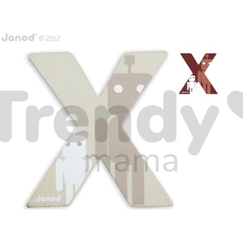 Janod drevené písmeno X ABCDeco