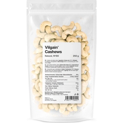 Vilgain Kešu orechy natural W180 250 g