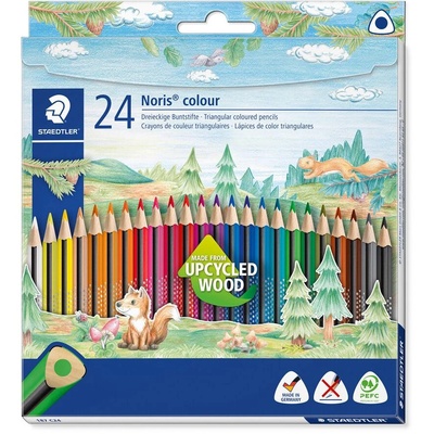 STAEDTLER Комплект 24 цветни молива, STAEDTLER, Noris Color 187, Multicolor (187 C24)