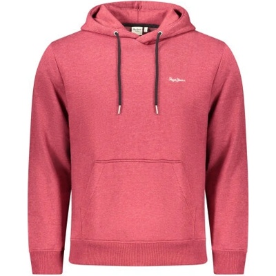 Pepe Jeans sportovní mikina bez zipu Red