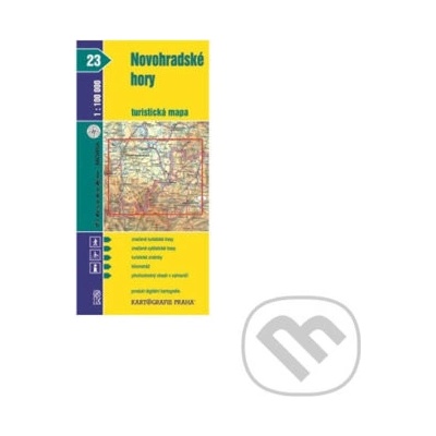 Turistická mapa č. 23 Novohradské hory 1:100 000