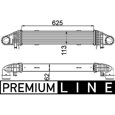 Chladič turba MAHLE CI 359 000P (CI359000P)