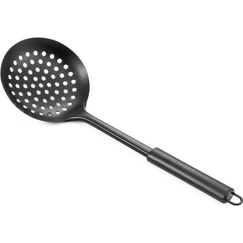 MONDEX Решетъчна лъжица за готвене Mondex, черна, 11x34см (1197)