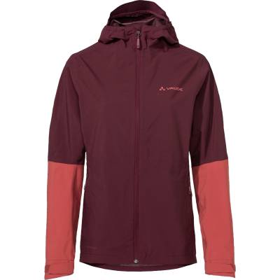Vaude Дамско водоустойчиво яке за колоездене Vaude Women's Moab Rain Jacket II Cycling jacket - Cassis Uni - размер 36 (EU) (151-0333-0911)