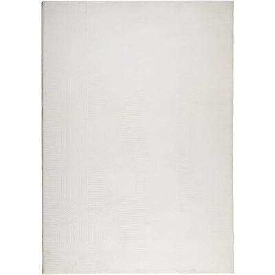 Килим " IZA" с къс косъм, скандинавски вид, кремав, 140x200 см