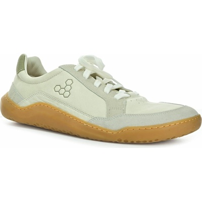 Vivobarefoot GOBI II SNEAKER PREMIUM LEATHER MENS LIMESTONE DUSTY GREEN