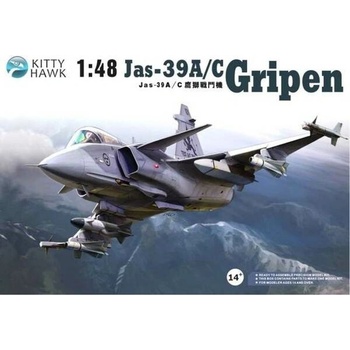 Kitty Hawk Saab JAS 39 A/C Gripen 1:48