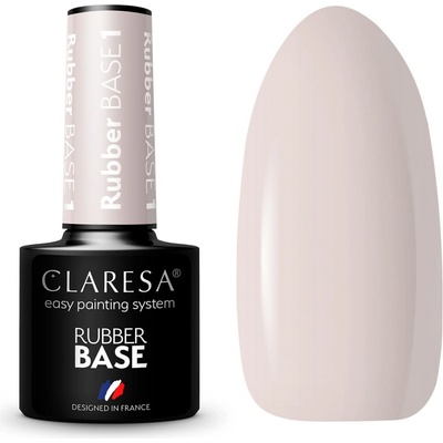 Claresa Gél lak Rubber Base 1 5 ml