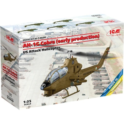 ICM Bell AH-1G Cobra early production US Attack Helicopter 1:35
