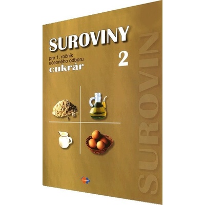 SUROVINY pre 1. ročník UO cukrár, 2. časť