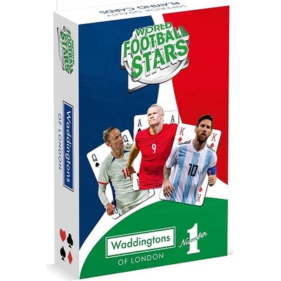 World Football Stars Waddingtons Number 1 Playing Cards