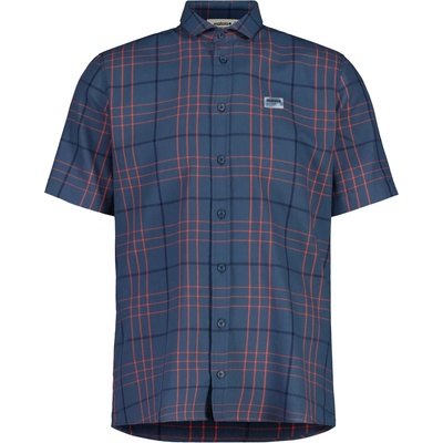Maloja Мъжка риза с копчета Maloja AllanM. 1/2 Shirt - Dusty Blue Check (033-3277-0112)