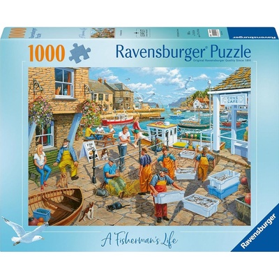 Ravensburger Пъзел Ravensburger от 1000 части - Рибарски живот (12000161)