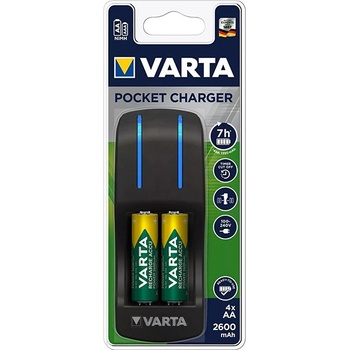 Varta Pocket Charger + 2x AA 2100 mAh 57642101451