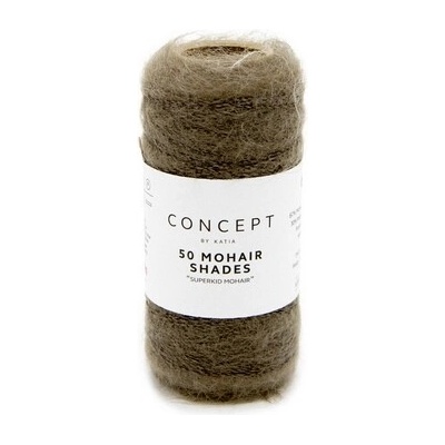 50 MOHAIR SHADES Katia Farby 50 MOHAIR: 9 srnčia hnedá