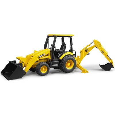 Bruder Traktor JCB MIDI čelný nakladač + bager